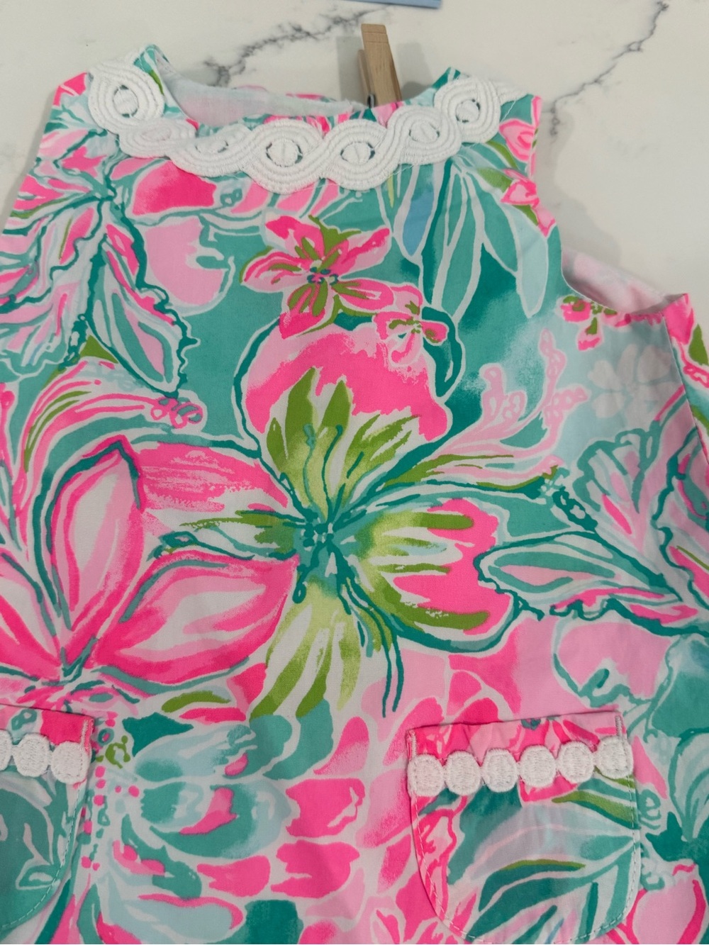 Lilly Pulitzer 2 Dress with Bloomers Bundle 18-24 months - Picture 7 of 7